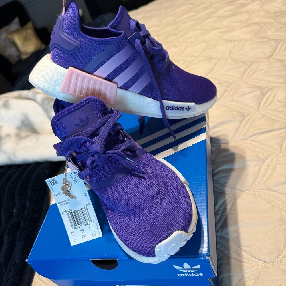 Purple adidas nmd r1
